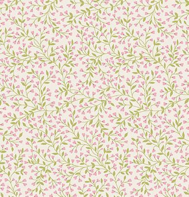 Makower UK Petite Fleur MU-186-P Pink Online