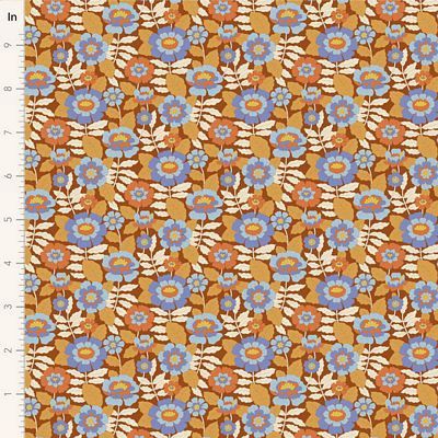 Tilda Fabrics Wallflower TIL100612 V15 Caramel Online