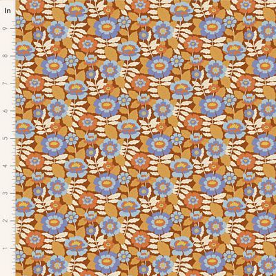 Tilda Fabrics Wallflower TIL100612 V15 Caramel Online