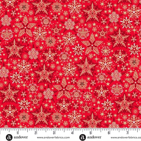 Makower UK Good Tidings MU-106-R Red Online