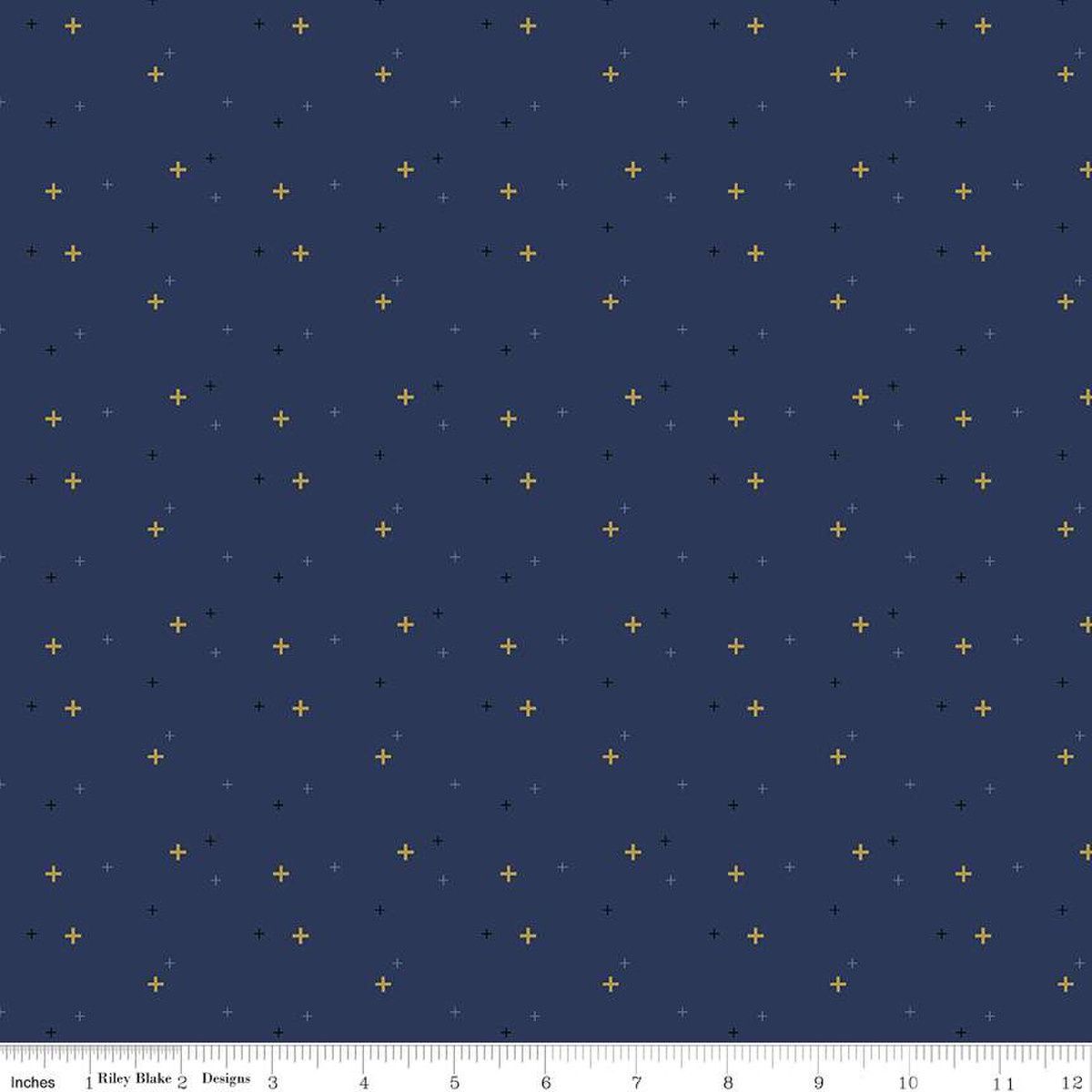 Riley Blake Sparkler SC650 Navy Online
