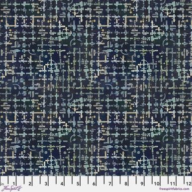 FreeSpirit Fabrics On Your Mark PWSE043.Indigo Online
