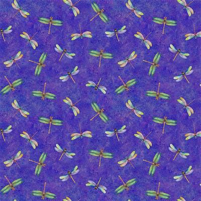 Clothworks Lily Pond Y4626-28 Dark Purple Online