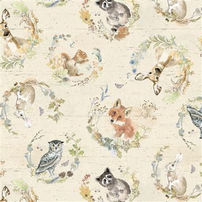 Clothworks Wildwood Digital Y4370-11 Light Khaki Online