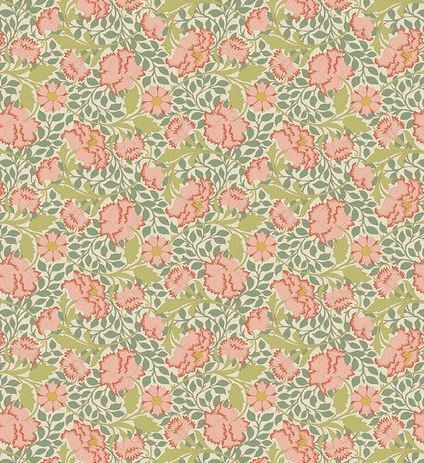 Tilda Fabrics Songbird  TIL100648 Sage Online