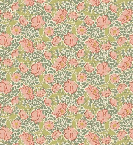 Tilda Fabrics Songbird  TIL100648 Sage Online
