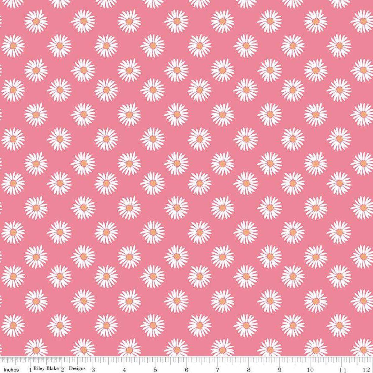 Riley Blake Flora No.6 Daisies C14461-Pink Online