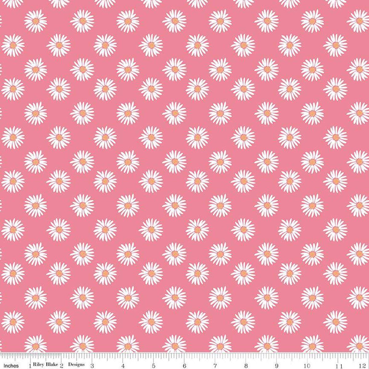Riley Blake Flora No.6 Daisies C14461-Pink Online