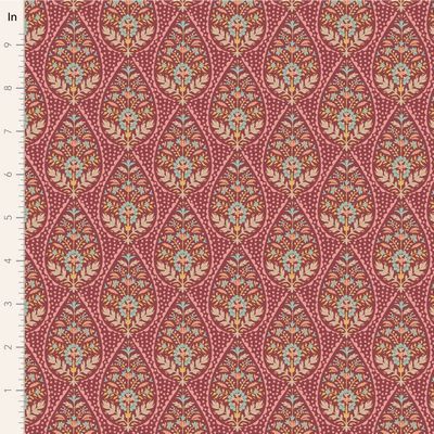 Tilda Fabrics Sanctuary Adina 100561 Maroon Online