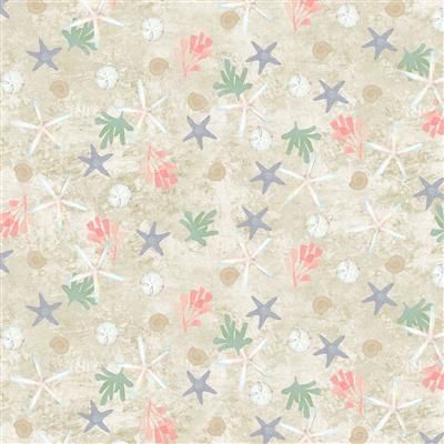 Clothworks Coral Reef Y4380-12 Khaki Online