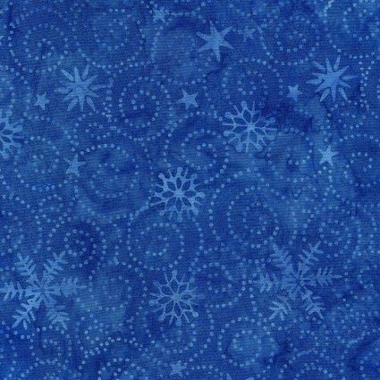 Island Batik Snowed In ISB122331550 Blue Blueberry Online