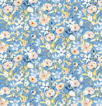 In The Beginning Fabrics Lovelies 16LOV 1 Blue Online