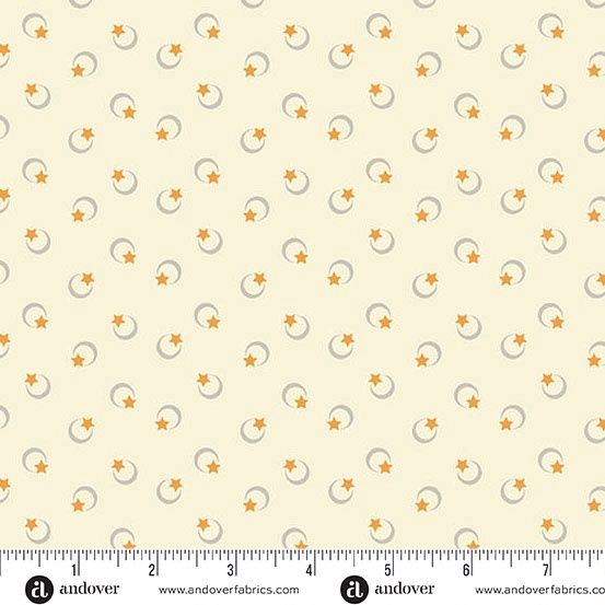 Andover Fabrics Midnight Moon  A-1529-L Cream Online