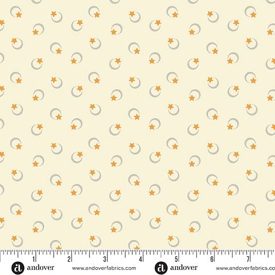 Andover Fabrics Midnight Moon  A-1529-L Cream Online