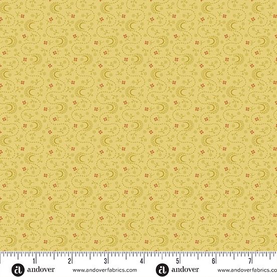 Andover Fabrics Dahlia  A-1384-Y Daffodil Online