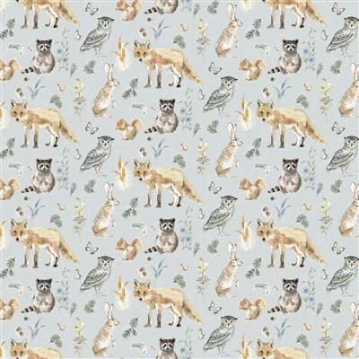 Clothworks Wildwood Digital Y4371-29 Light Blue Online