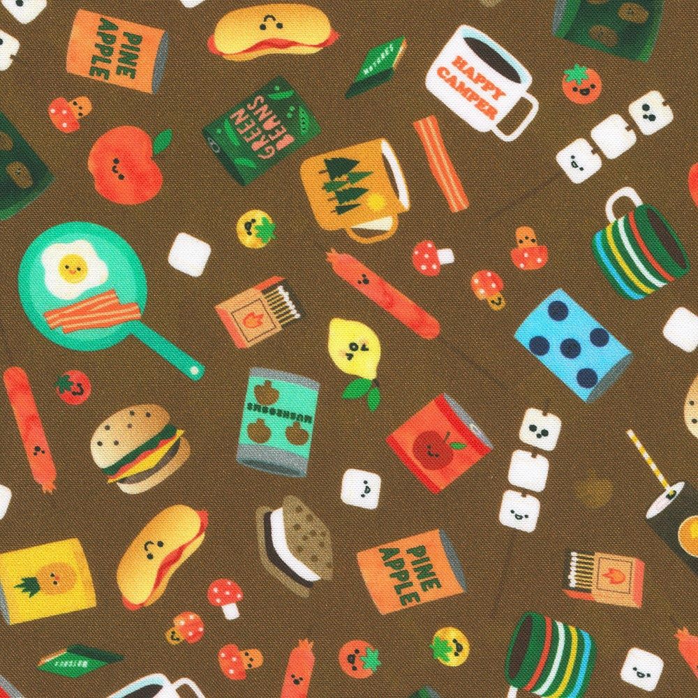 Robert Kaufman Campground Critters AAKD-22784-172 Cocoa Online