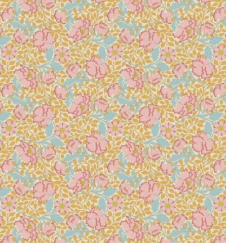 Tilda Fabrics Songbird  TIL100658 Mustard Online