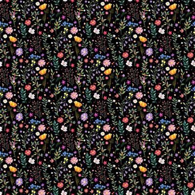 Clothworks Simple Life Digital Y4335-3 Black Online