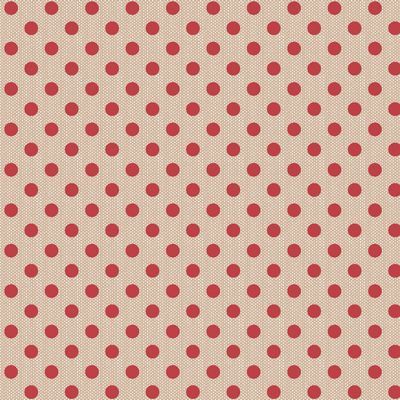 Tilda Fabrics Creating Memories Woven Polkadot Red TIL160085 Online