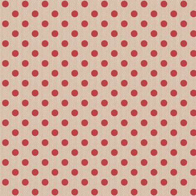 Tilda Fabrics Creating Memories Woven Polkadot Red TIL160085 Online