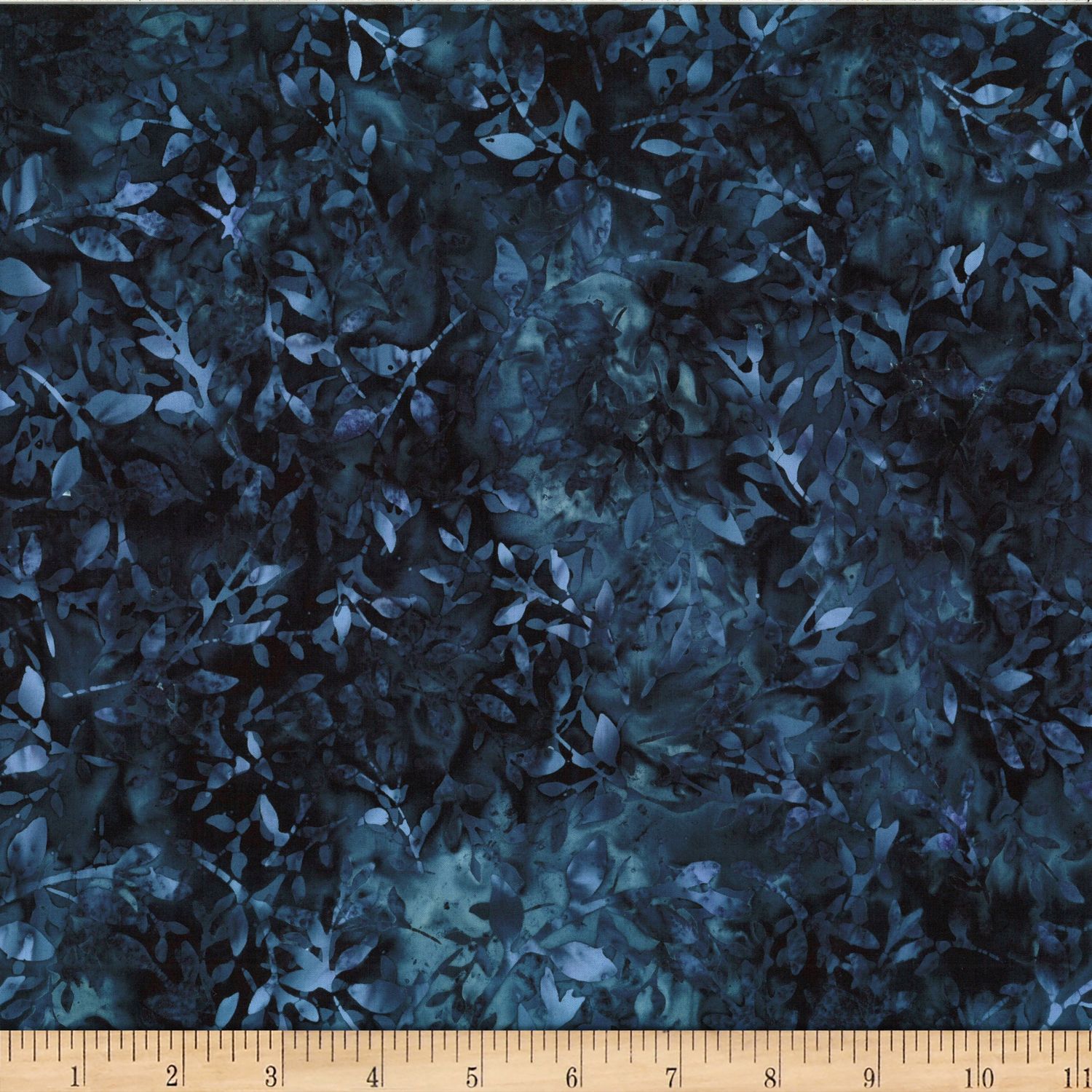 Hoffman Bali Batik Leafy X2617 338 Skipper Online