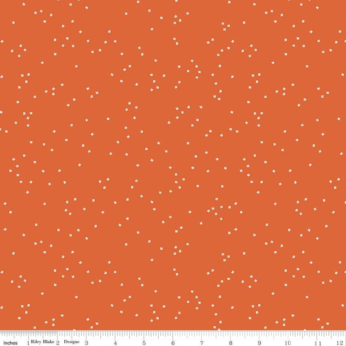 Riley Blake Blossoms in Color C715-Orange Online