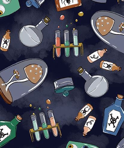 Benartex Spellbound 17130-11 Navy Online