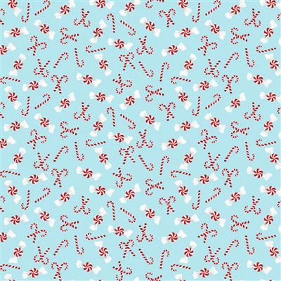 Clothworks Santa Paws Y4434-29 Light Blue Online