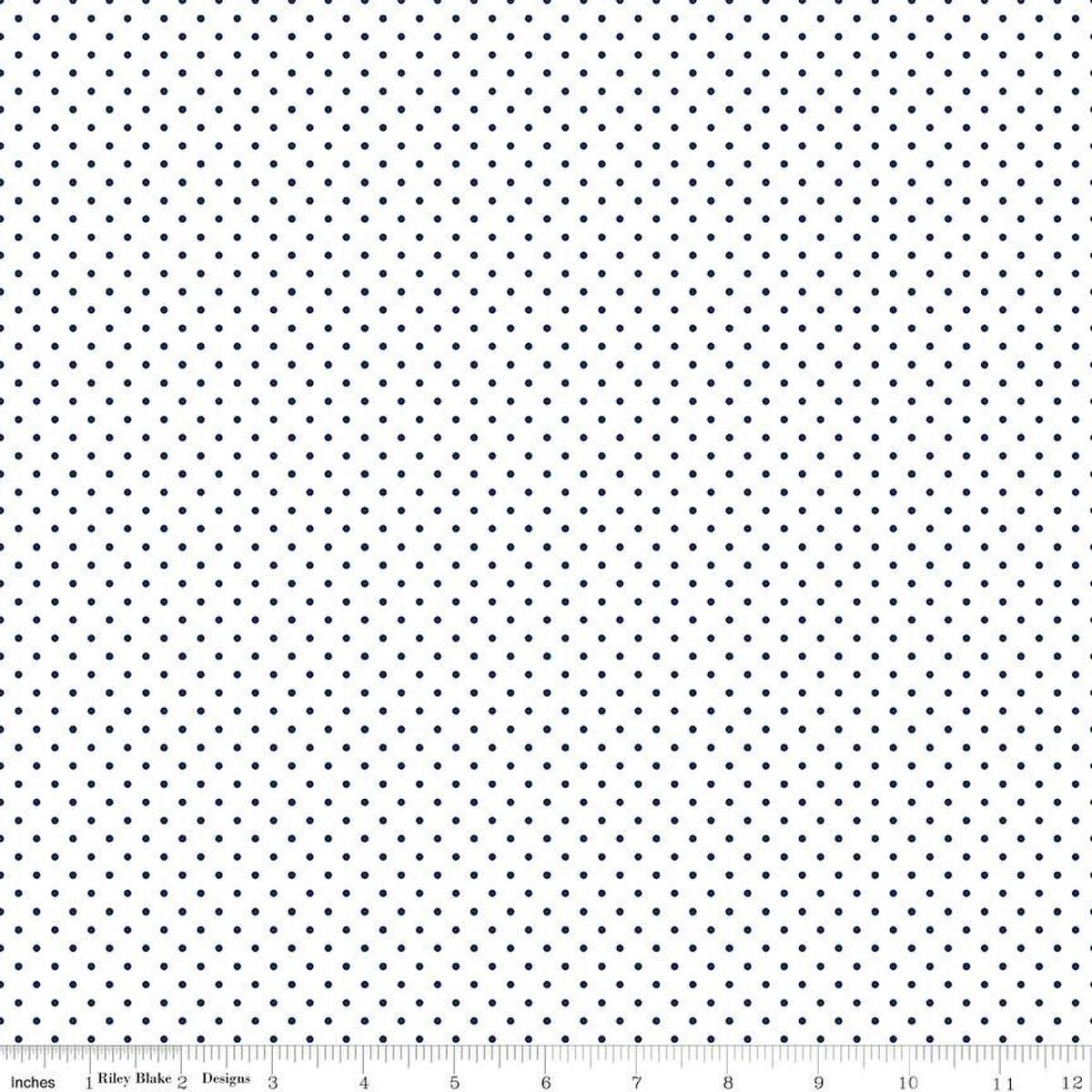 Riley Blake Swiss Dot C660 21 Navy Online