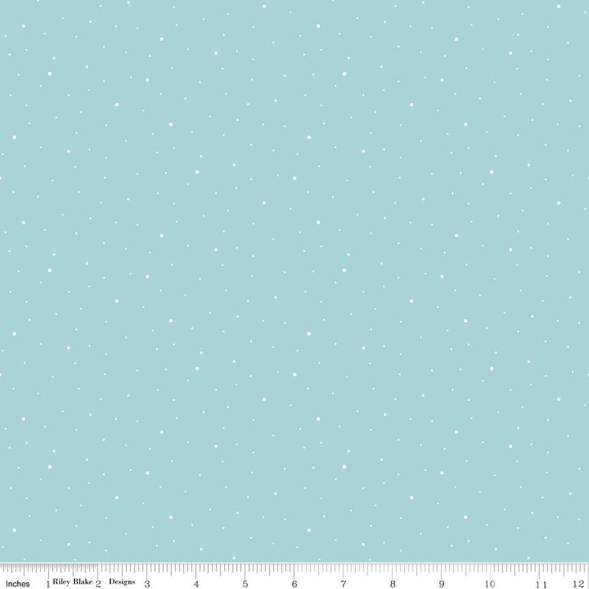 Riley Blake Dapple Dot C640 Aqua Online
