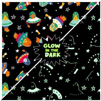 Clothworks Blast Off! Y4387-3 Black Online