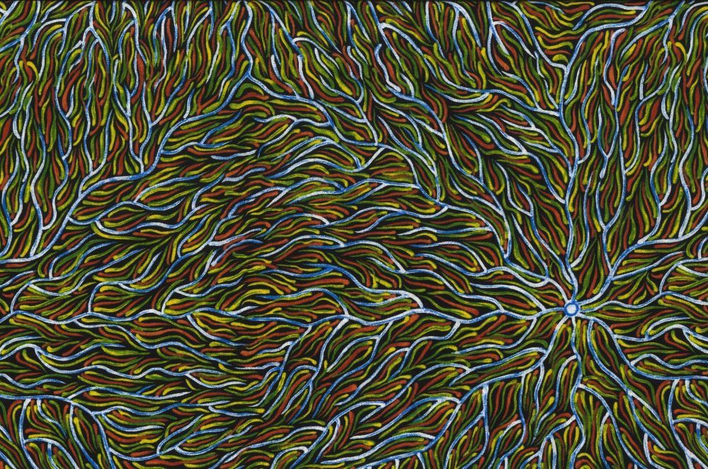 M&amp;S Textiles Australia Running Water Dreaming Lemon RUWDL Online