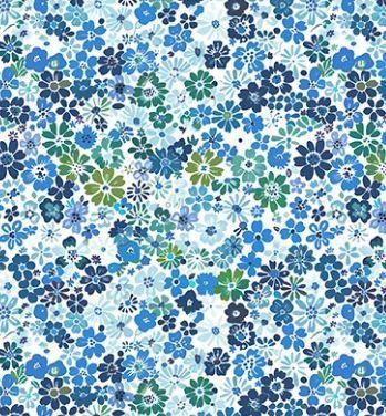 In The Beginning Fabrics Lovelies  14LOV 1 Blue Online