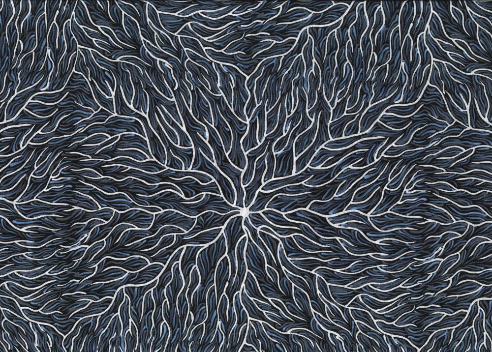 M&amp;S Textiles Australia Running Water Dreaming  RUWDG Grey Online