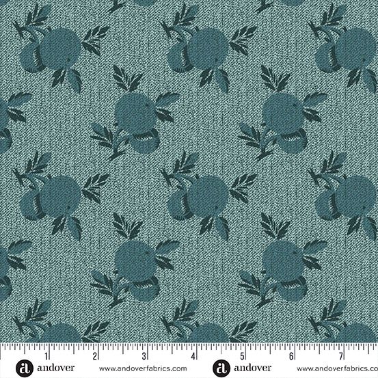 Andover Fabrics Dahlia  A-1379-T Denim Online