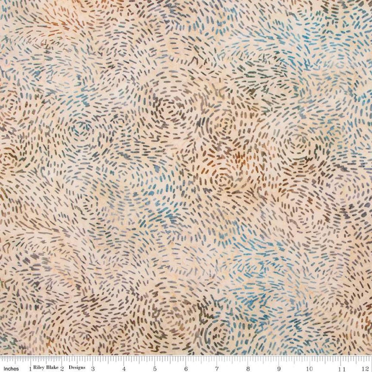 Riley Blake Batiks Bayou Blues BTAP1228 Sand Online