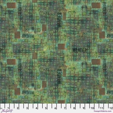 FreeSpirit Fabrics On Your Mark PWSE035.Jade Online
