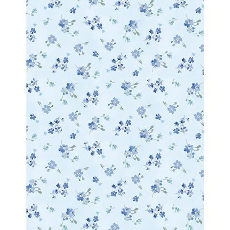 Wilmington Prints Bees &amp; Blooms 1077 89286 447 Blue Online