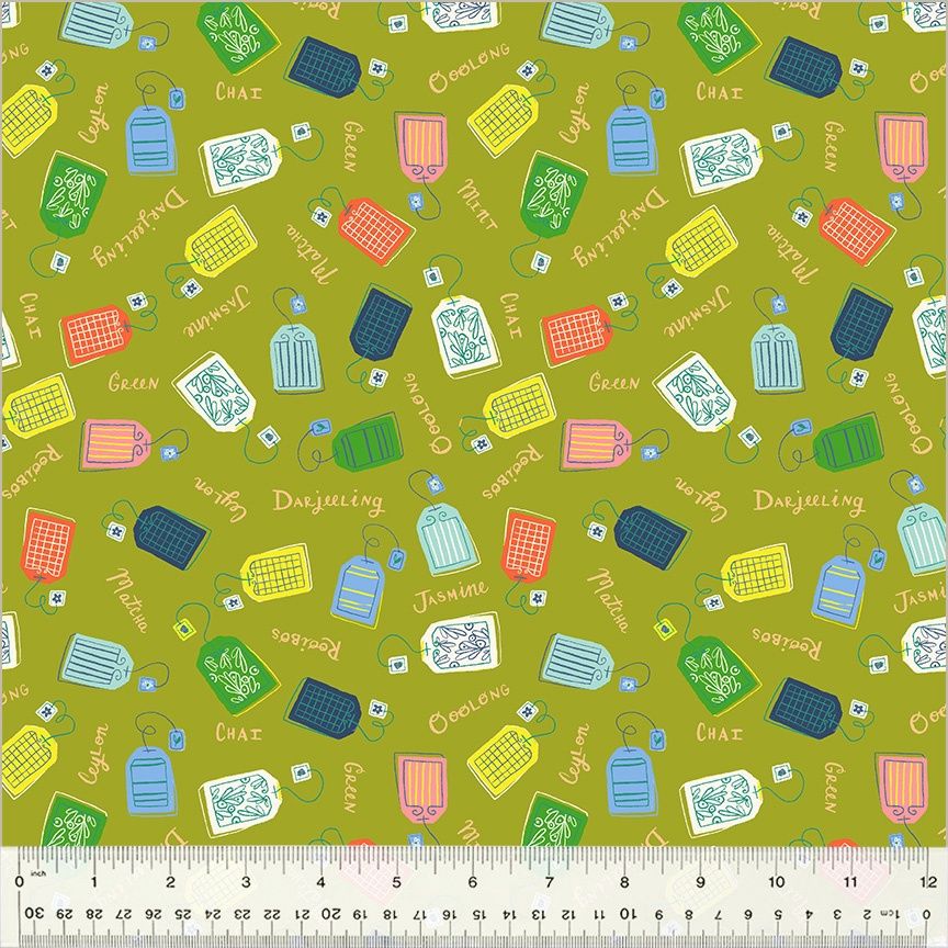 Windham Fabrics Tea Cup 54219-10 Matcha Online