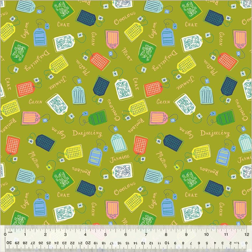 Windham Fabrics Tea Cup 54219-10 Matcha Online