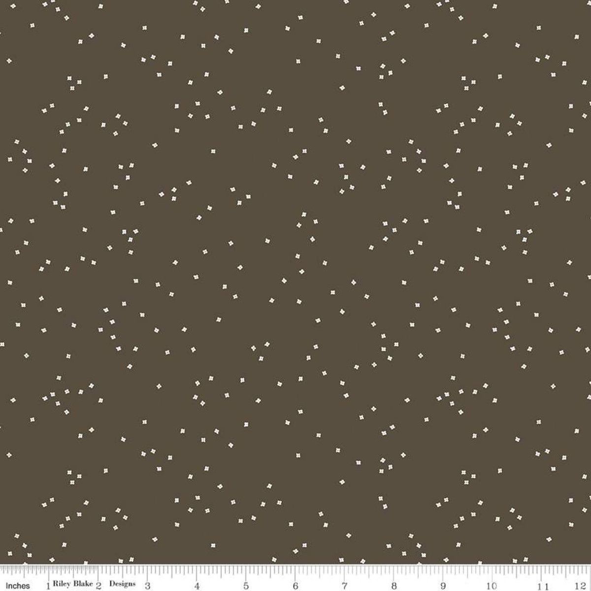 Riley Blake Blossoms in Color C715 Bark Online