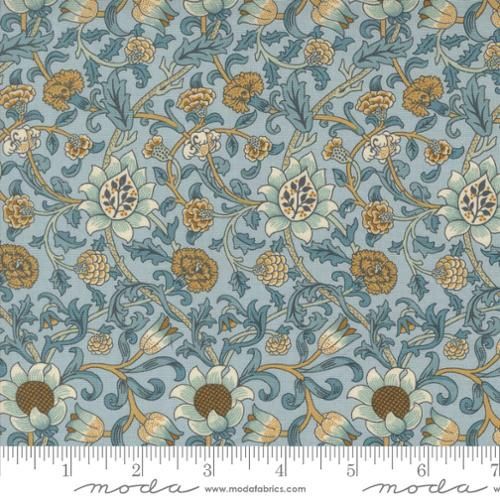 Moda Fabrics Morris Manor 8392 13 Sky Online