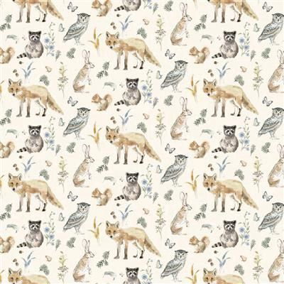 Clothworks Wildwood Digital Y4371-57 Cream Online