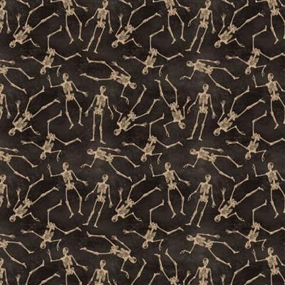 Clothworks Gothic Halloween Y4440-3 Black Online