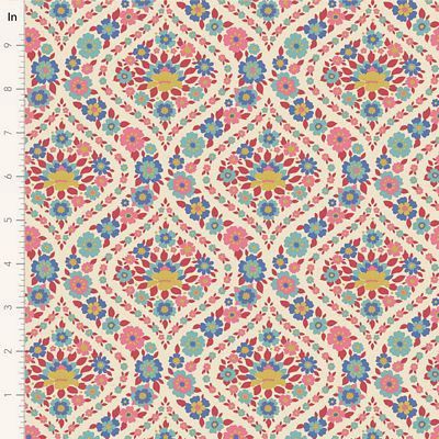 Tilda Fabrics Wallflower TIL100618-V15 Red Online