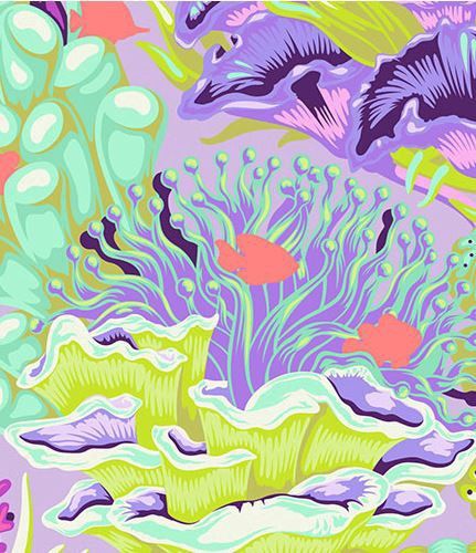 FreeSpirit Fabrics Floral Reef  PWTP264.ULTRAVIOLET Online