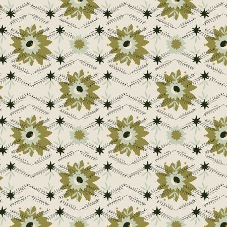 Cotton+Steel Tinsel on the Trail AC600-MO3M Moss Metallic Online