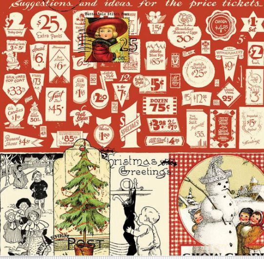 Riley Blake Classic Christmas CD16282-Parchment Online