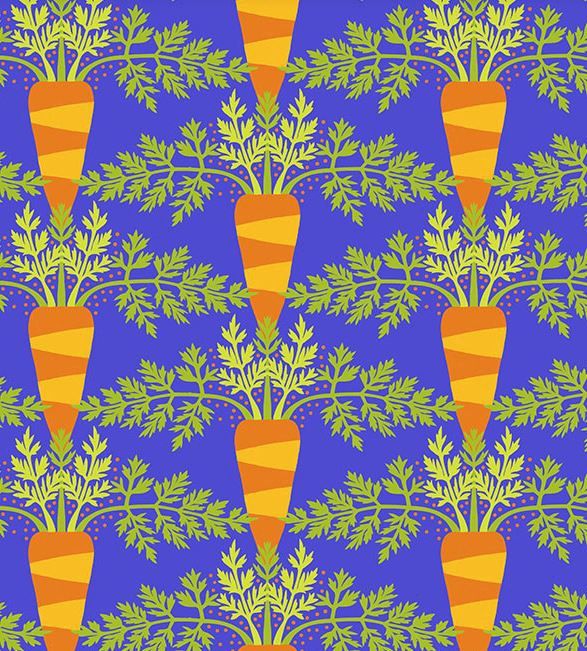FreeSpirit Fabrics Vegetable Patch PWJS181.BLUE Online